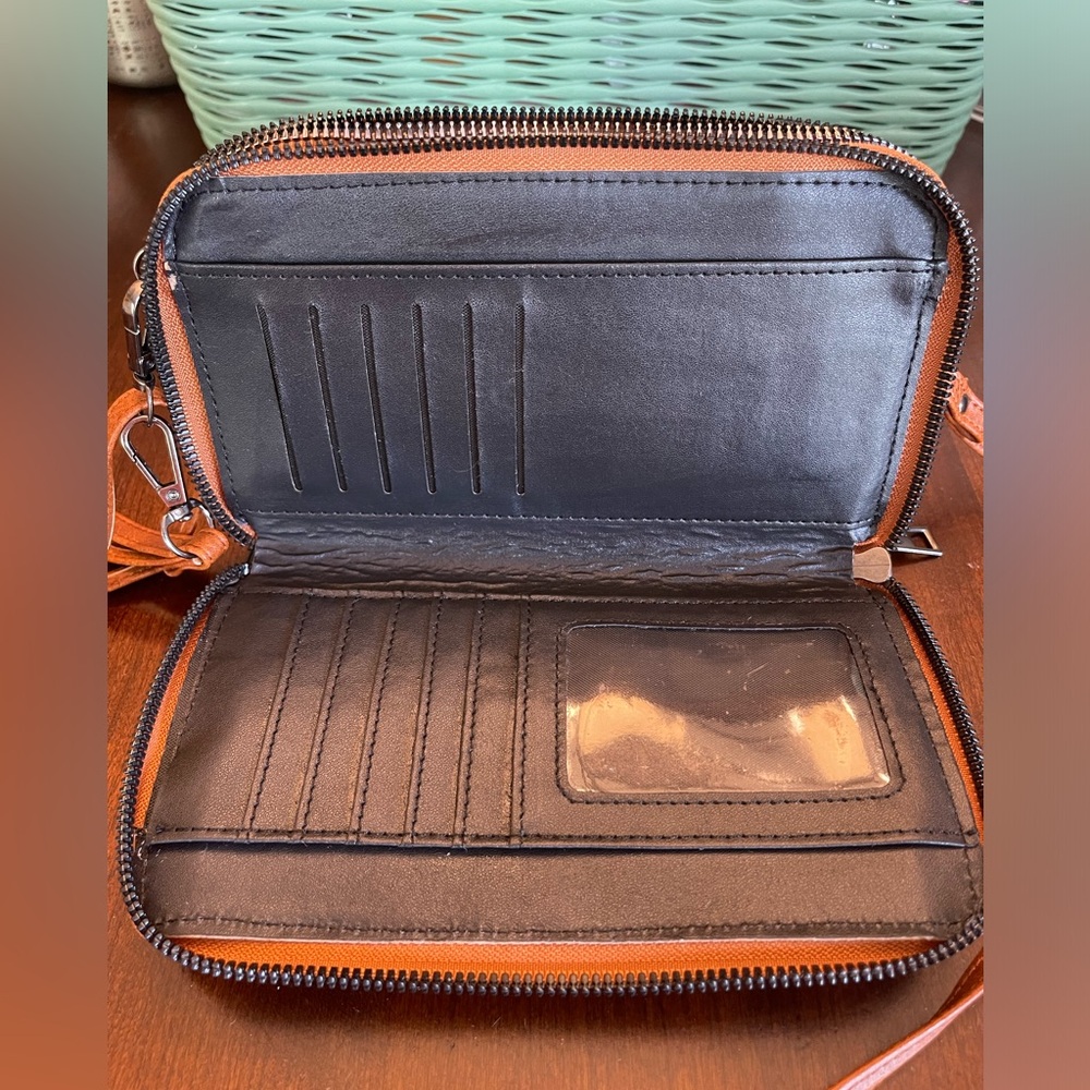 NWOT Faux Leather Crossbody - Picture 8 of 14